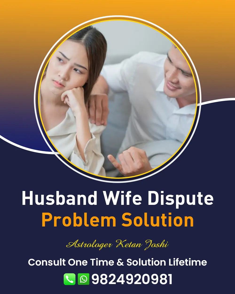 Husband Wife Problem Solution in Gandhinagar